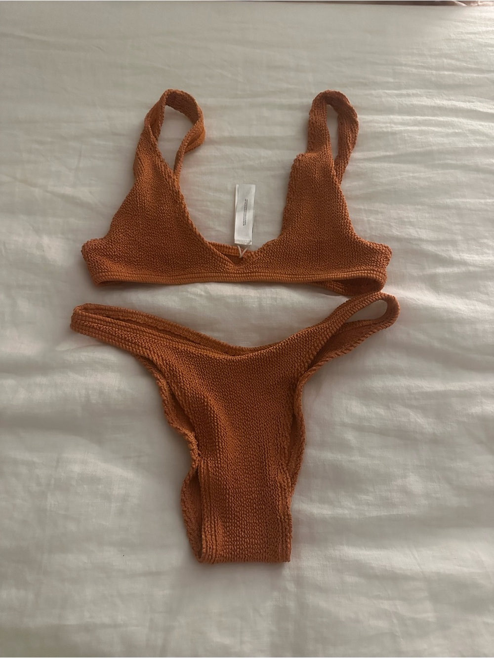 Bond eye orange Bikini Set